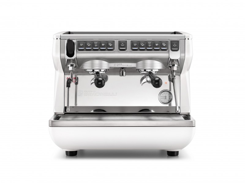 2 Group Nuova Simonelli Appia Life Espresso Machine in White